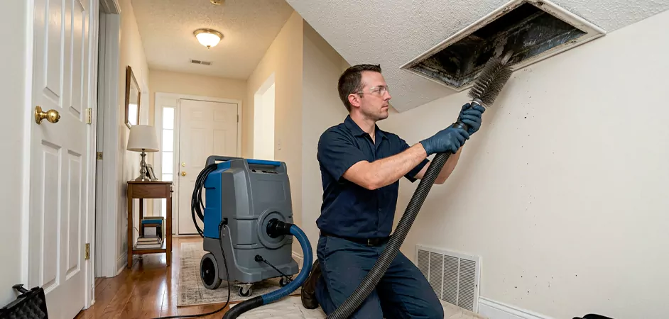 Mold-Affected Duct Deep Cleaning in Easton