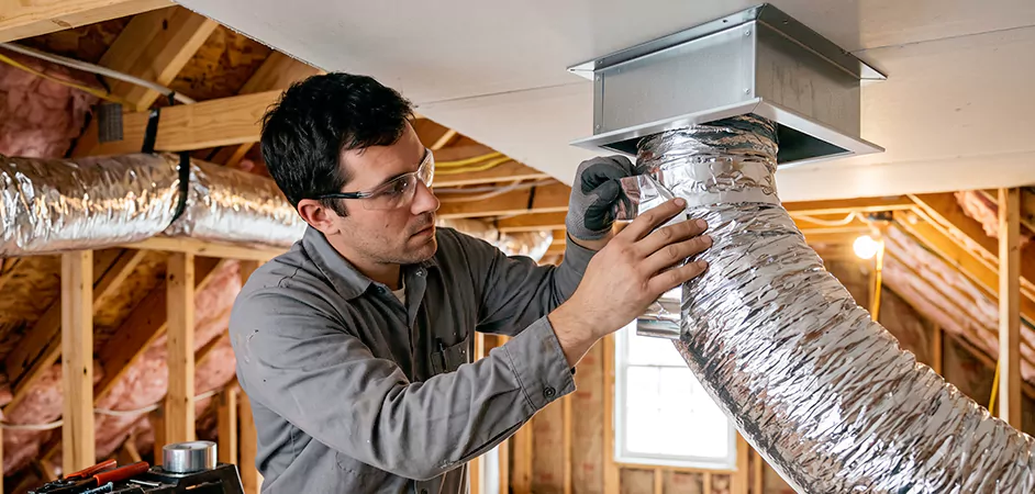 Return Air Duct Installation in Easton