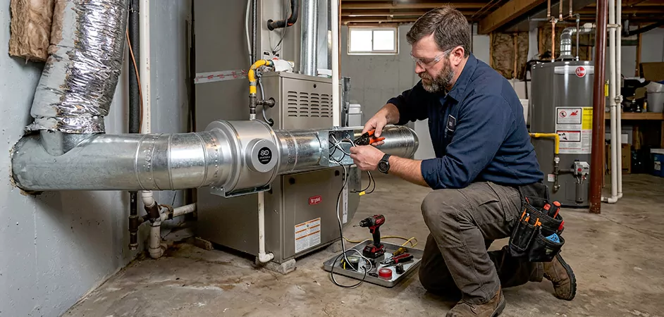 Booster Fan Installation in Easton