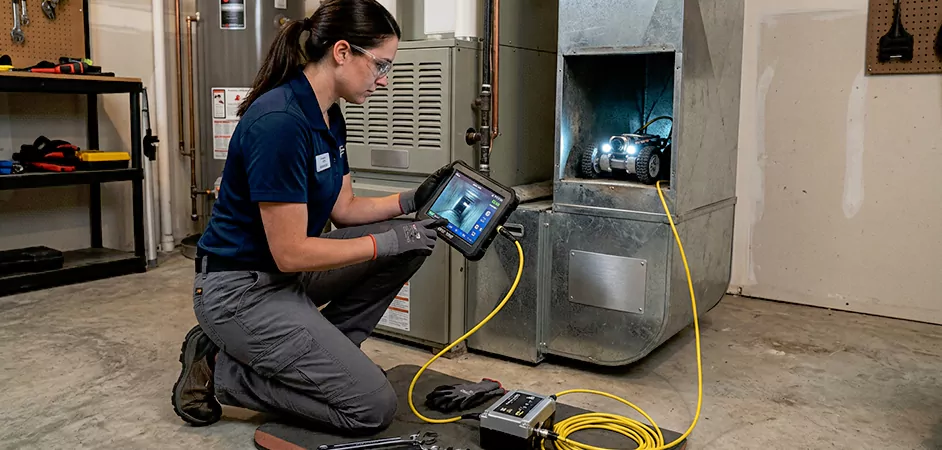 Robotic Duct Inspection in Easton
